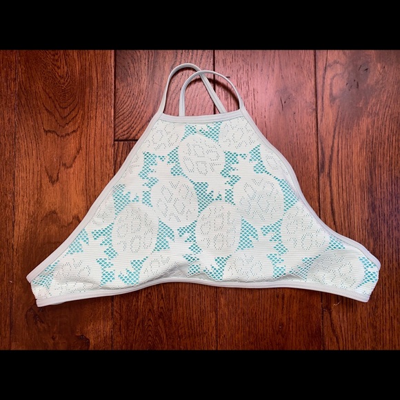 aerie Other - Aerie Mint Pineapple Bikini Top ✨ 🍍